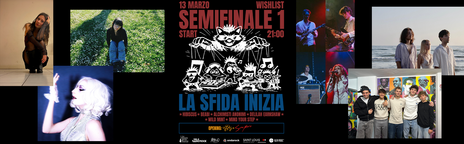 RMA – II Edizione | Prima Semifinale – 13 Marzo | I primi 6 protagonisti semifinale